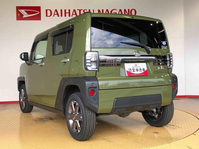 タフトGターボ4WD ターボ スカイルーフ プッシュスタート スマートキー オートライト オートエアコン 電動パーキングブレーキ 衝突被害軽減システム 横滑り防止機能 アイドリングストップ シートヒーター ABS(長野県)の中古車