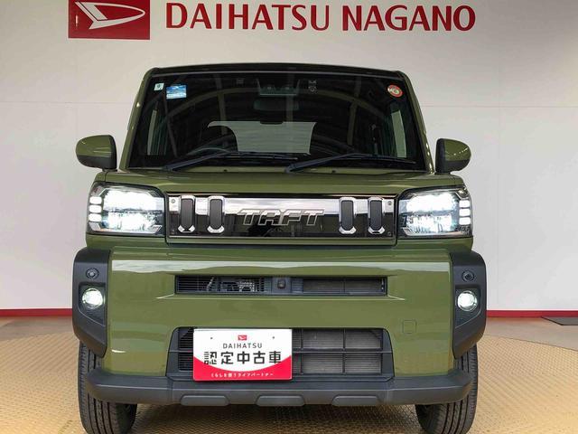 タフトGターボ4WD ターボ スカイルーフ プッシュスタート スマートキー オートライト オートエアコン 電動パーキングブレーキ 衝突被害軽減システム 横滑り防止機能 アイドリングストップ シートヒーター ABS(長野県)の中古車