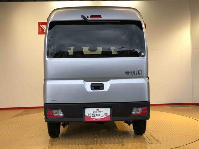 ハイゼットカーゴＤＸ４ＷＤ　ＡＭ／ＦＭラジオ　　マニュアルエアコン　パワーステアリング　パワードアロック　キーレスエントリー　衝突被害軽減システム　横滑り防止機能　アイドリングストップ　オートライト　ＡＢＳ（長野県）の中古車
