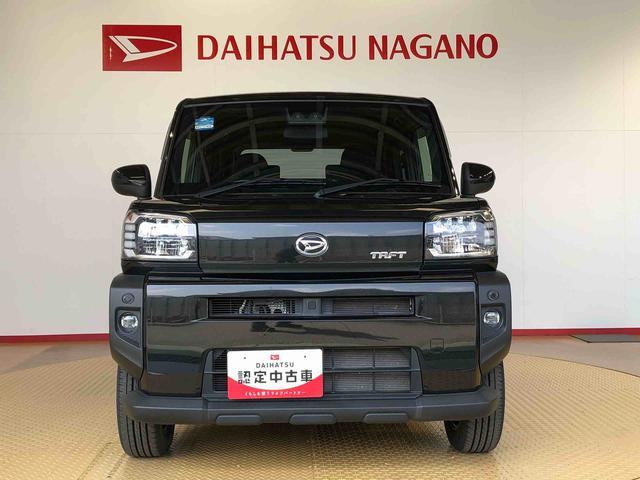 タフトＧターボ２ＷＤ　ターボ　スカイルーフ　　プッシュスタート　スマートキー　オートライト　オートエアコン　電動パーキングブレーキ　衝突被害軽減システム　横滑り防止機能　アイドリングストップ　シートヒーター　ＡＢＳ（長野県）の中古車