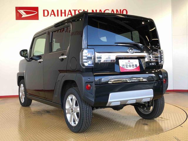 タフトGターボ クロムベンチャー4WD ターボ スカイルーフ プッシュスタート スマートキー オートライト オートエアコン 電動パーキングブレーキ 衝突被害軽減システム 横滑り防止機能 アイドリングストップ シートヒーター ABS(長野県)の中古車