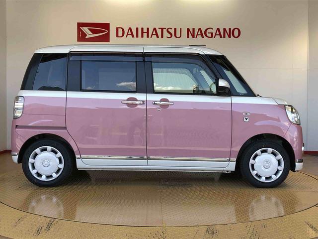 ムーヴキャンバスGメイクアップVS SAIII2WD 両側電動スライドドア オートライト 衝突被害軽減システム 横滑り防止機能 プッシュスタート スマートキー オートエアコン パワーウインドウ 電動格納ドアミラー アイドリングストップ ABS(長野県)の中古車