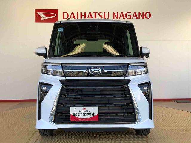 タントカスタムＸ４ＷＤ　シートヒーター　両側電動スライドドア　アイドリングストップ　プッシュスタート　スマートキー　衝突被害軽減システム　横滑り防止機能　オートライト　オートエアコン　ＡＢＳ（長野県）の中古車