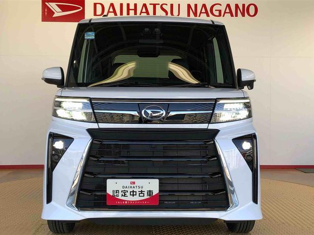 タントカスタムＸ４ＷＤ　シートヒーター　両側電動スライドドア　アイドリングストップ　プッシュスタート　スマートキー　衝突被害軽減システム　横滑り防止機能　オートライト　オートエアコン　ＡＢＳ（長野県）の中古車