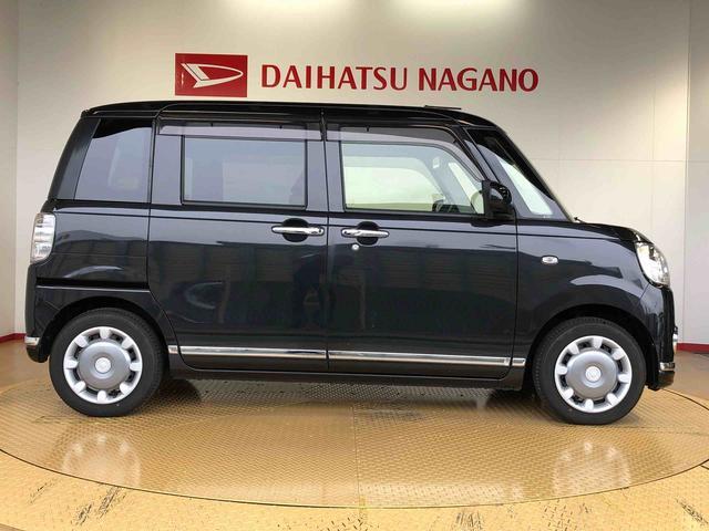 ムーヴキャンバスＧブラックインテリアリミテッド　ＳＡIII４ＷＤ　両側電動スライドドア　オートライト　衝突被害軽減システム　横滑り防止機能　プッシュスタート　スマートキー　オートエアコン　パワーウインドウ　電動格納ドアミラー　アイドリングストップ　ＡＢＳ（長野県）の中古車