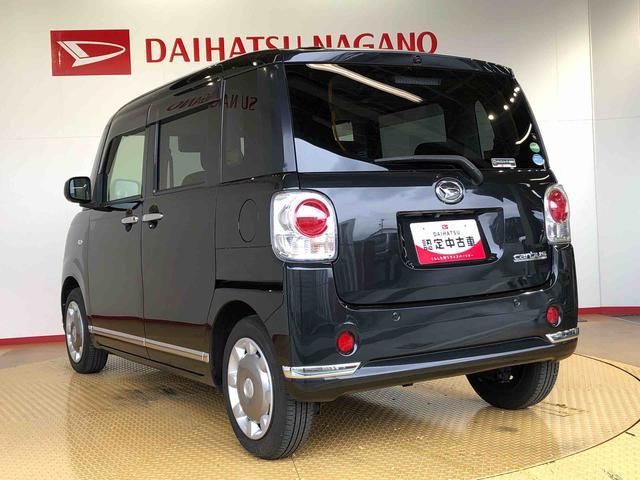 ムーヴキャンバスＧブラックインテリアリミテッド　ＳＡIII４ＷＤ　両側電動スライドドア　オートライト　衝突被害軽減システム　横滑り防止機能　プッシュスタート　スマートキー　オートエアコン　パワーウインドウ　電動格納ドアミラー　アイドリングストップ　ＡＢＳ（長野県）の中古車