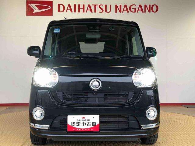 ムーヴキャンバスＧブラックインテリアリミテッド　ＳＡIII４ＷＤ　両側電動スライドドア　オートライト　衝突被害軽減システム　横滑り防止機能　プッシュスタート　スマートキー　オートエアコン　パワーウインドウ　電動格納ドアミラー　アイドリングストップ　ＡＢＳ（長野県）の中古車