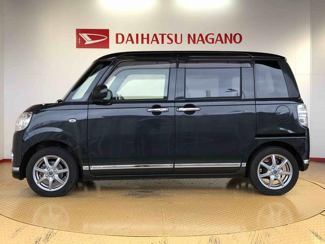 ムーヴキャンバスXリミテッドメイクアップ SAIII4WD 両側電動スライドドア オートライト 衝突被害軽減システム 横滑り防止機能 プッシュスタート スマートキー オートエアコン パワーウインドウ 電動格納ドアミラー アイドリングストップ ABS(長野県)の中古車