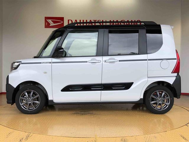 タントファンクロス４ＷＤ　シートヒーター　両側電動スライドドア　アイドリングストップ　プッシュスタート　スマートキー　衝突被害軽減システム　横滑り防止機能　オートライト　オートエアコン　ＡＢＳ（長野県）の中古車