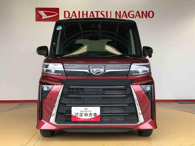 タントカスタムＸ４ＷＤ　シートヒーター　両側電動スライドドア　アイドリングストップ　プッシュスタート　スマートキー　衝突被害軽減システム　横滑り防止機能　オートライト　オートエアコン　ＡＢＳ（長野県）の中古車