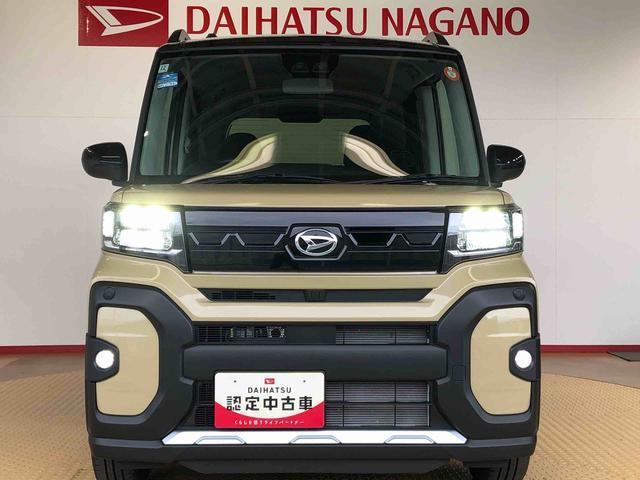 タントファンクロスターボ２ＷＤ　ターボ　シートヒーター　両側電動スライドドア　アイドリングストップ　プッシュスタート　スマートキー　衝突被害軽減システム　横滑り防止機能　オートライト　オートエアコン　ＡＢＳ（長野県）の中古車