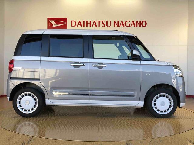 ムーヴキャンバスストライプスＧ４ＷＤ　両側電動スライドドア　オートライト　衝突被害軽減システム　横滑り防止機能　シートヒーター　プッシュスタート　スマートキー　オートエアコン　電動格納ドアミラー　アイドリングストップ　ＡＢＳ（長野県）の中古車