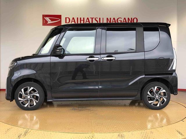 タントカスタムＸ４ＷＤ　シートヒーター　両側電動スライドドア　アイドリングストップ　プッシュスタート　スマートキー　衝突被害軽減システム　横滑り防止機能　オートライト　オートエアコン　ＡＢＳ（長野県）の中古車