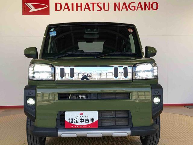 タフトＧターボ　クロムベンチャー４ＷＤ　ターボ　スカイルーフ　　プッシュスタート　スマートキー　オートライト　オートエアコン　電動パーキングブレーキ　衝突被害軽減システム　横滑り防止機能　アイドリングストップ　シートヒーター　ＡＢＳ（長野県）の中古車