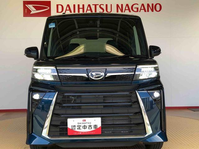 タントカスタムＲＳ２ＷＤ　ターボ　シートヒーター　両側電動スライドドア　アイドリングストップ　プッシュスタート　スマートキー　衝突被害軽減システム　横滑り防止機能　オートライト　オートエアコン　ＡＢＳ（長野県）の中古車