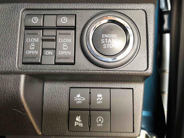 ムーヴキャンバスセオリーG2WD 両側電動スライドドア オートライト 衝突被害軽減システム 横滑り防止機能 プッシュスタート スマートキー オートエアコン 電動格納ドアミラー アイドリングストップ ABS(長野県)の中古車
