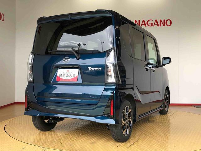 タントカスタムＸ２ＷＤ　シートヒーター　両側電動スライドドア　アイドリングストップ　プッシュスタート　スマートキー　衝突被害軽減システム　横滑り防止機能　オートライト　オートエアコン　ＡＢＳ（長野県）の中古車