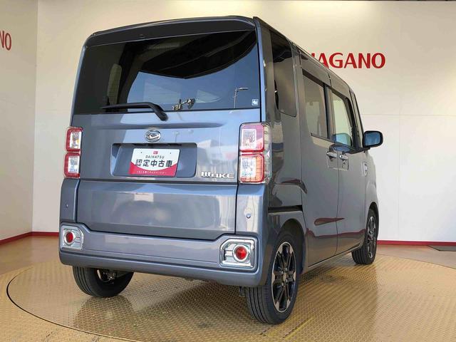 ウェイクＧターボリミテッドＳＡIII４ＷＤ　ターボ　両側電動スライドドア　衝突被害軽減システム　横滑り防止機能　アイドリングストップ　オートライト　オートエアコン　プッシュスタート　スマートキー　電動格納ドアミラー　ＡＢＳ（長野県）の中古車