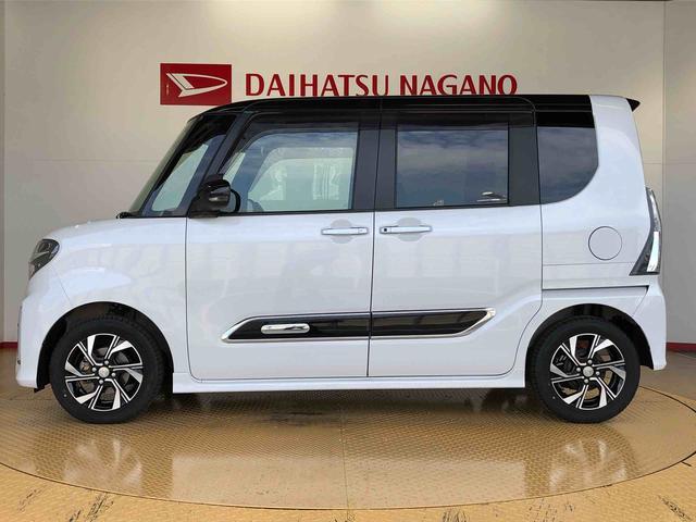 タントカスタムＸ２ＷＤ　シートヒーター　両側電動スライドドア　アイドリングストップ　プッシュスタート　スマートキー　衝突被害軽減システム　横滑り防止機能　オートライト　オートエアコン　ＡＢＳ（長野県）の中古車