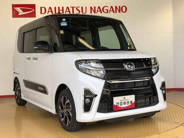 タントカスタムＸ２ＷＤ　シートヒーター　両側電動スライドドア　アイドリングストップ　プッシュスタート　スマートキー　衝突被害軽減システム　横滑り防止機能　オートライト　オートエアコン　ＡＢＳ（長野県）の中古車