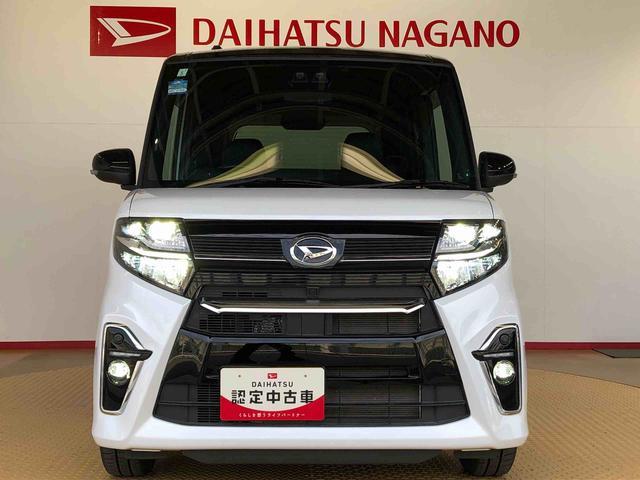 タントカスタムＸ２ＷＤ　シートヒーター　両側電動スライドドア　アイドリングストップ　プッシュスタート　スマートキー　衝突被害軽減システム　横滑り防止機能　オートライト　オートエアコン　ＡＢＳ（長野県）の中古車