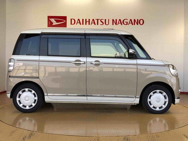 ムーヴキャンバスGメイクアップVS SAIII2WD 両側電動スライドドア オートライト 衝突被害軽減システム 横滑り防止機能 プッシュスタート スマートキー オートエアコン パワーウインドウ 電動格納ドアミラー アイドリングストップ ABS(長野県)の中古車