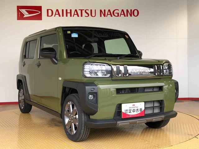 タフトG ダーククロムベンチャー4WD スカイルーフ プッシュスタート スマートキー オートライト オートエアコン 電動パーキングブレーキ 衝突被害軽減システム 横滑り防止機能 アイドリングストップ ABS(長野県)の中古車