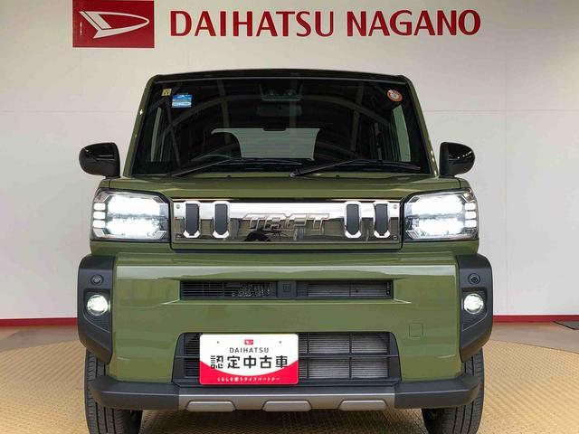タフトG ダーククロムベンチャー4WD スカイルーフ プッシュスタート スマートキー オートライト オートエアコン 電動パーキングブレーキ 衝突被害軽減システム 横滑り防止機能 アイドリングストップ ABS(長野県)の中古車