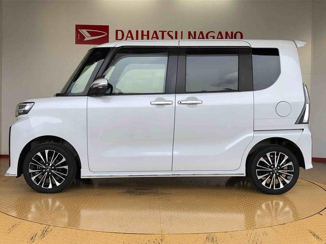タントカスタムＲＳ４ＷＤ　ターボ　シートヒーター　両側電動スライドドア　アイドリングストップ　プッシュスタート　スマートキー　衝突被害軽減システム　横滑り防止機能　オートライト　オートエアコン　ＡＢＳ（長野県）の中古車