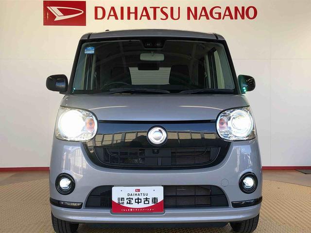 ムーヴキャンバスＧブラックアクセントリミテッド　ＳＡIII２ＷＤ　両側電動スライドドア　オートライト　衝突被害軽減システム　横滑り防止機能　プッシュスタート　スマートキー　オートエアコン　パワーウインドウ　電動格納ドアミラー　アイドリングストップ　ＡＢＳ（長野県）の中古車
