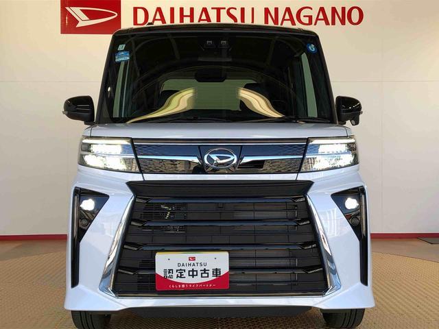 タントカスタムRS4WD ターボ シートヒーター 両側電動スライドドア アイドリングストップ プッシュスタート スマートキー 衝突被害軽減システム 横滑り防止機能 オートライト オートエアコン ABS(長野県)の中古車
