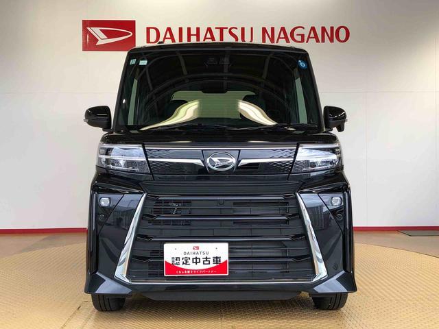 タントカスタムRS4WD ターボ シートヒーター 両側電動スライドドア アイドリングストップ プッシュスタート スマートキー 衝突被害軽減システム 横滑り防止機能 オートライト オートエアコン ABS(長野県)の中古車