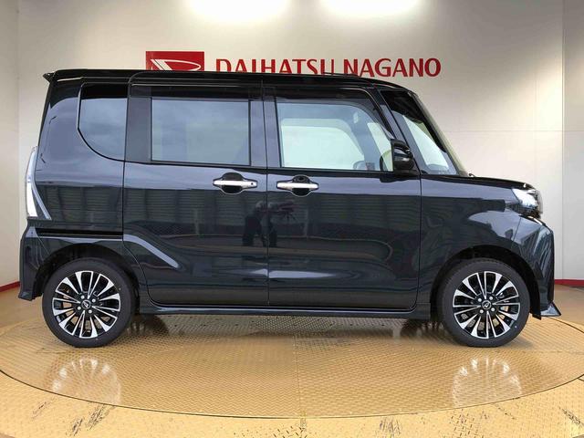 タントカスタムRS4WD ターボ シートヒーター 両側電動スライドドア アイドリングストップ プッシュスタート スマートキー 衝突被害軽減システム 横滑り防止機能 オートライト オートエアコン ABS(長野県)の中古車