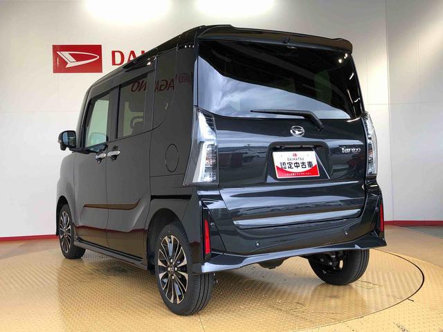 タントカスタムRS4WD ターボ シートヒーター 両側電動スライドドア アイドリングストップ プッシュスタート スマートキー 衝突被害軽減システム 横滑り防止機能 オートライト オートエアコン ABS(長野県)の中古車