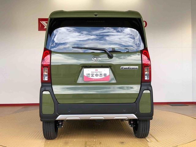 タントファンクロスターボ4WD ターボ シートヒーター 両側電動スライドドア アイドリングストップ プッシュスタート スマートキー 衝突被害軽減システム 横滑り防止機能 オートライト オートエアコン ABS(長野県)の中古車