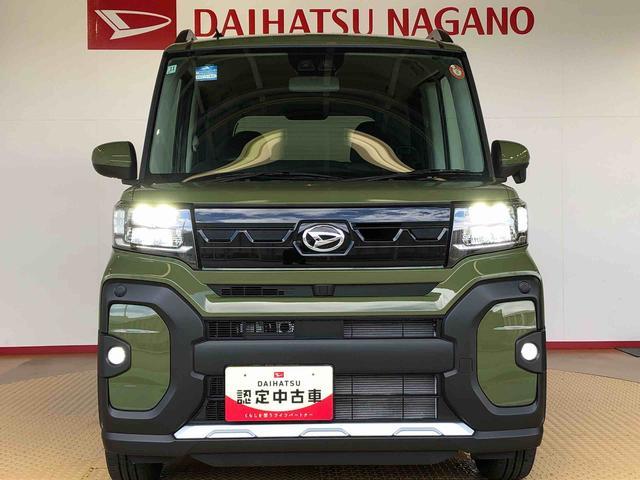 タントファンクロスターボ4WD ターボ シートヒーター 両側電動スライドドア アイドリングストップ プッシュスタート スマートキー 衝突被害軽減システム 横滑り防止機能 オートライト オートエアコン ABS(長野県)の中古車