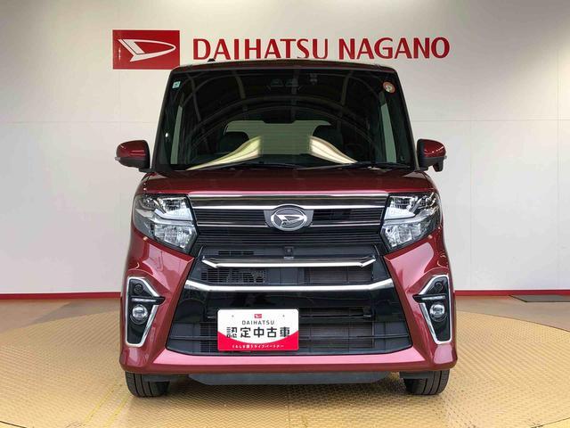 タントカスタムRSスタイルセレクション4WD ターボ シートヒーター 両側電動スライドドア アイドリングストップ プッシュスタート スマートキー 衝突被害軽減システム 横滑り防止機能 オートライト オートエアコン ABS(長野県)の中古車