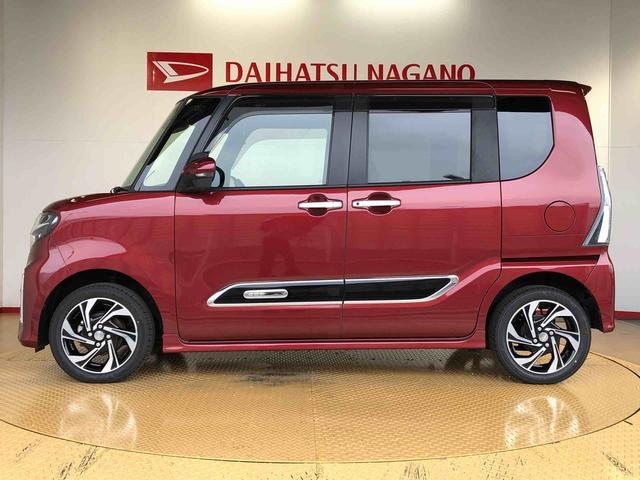 タントカスタムRSスタイルセレクション4WD ターボ シートヒーター 両側電動スライドドア アイドリングストップ プッシュスタート スマートキー 衝突被害軽減システム 横滑り防止機能 オートライト オートエアコン ABS(長野県)の中古車
