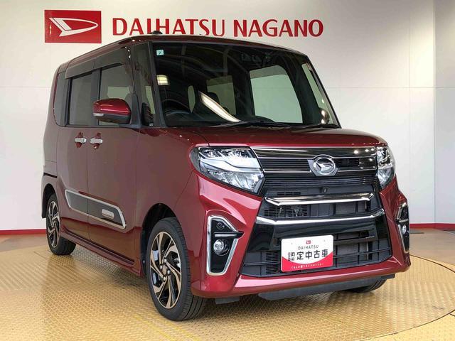 タントカスタムRSスタイルセレクション4WD ターボ シートヒーター 両側電動スライドドア アイドリングストップ プッシュスタート スマートキー 衝突被害軽減システム 横滑り防止機能 オートライト オートエアコン ABS(長野県)の中古車
