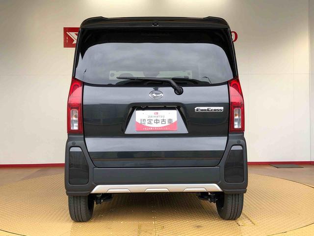 タントファンクロスターボ2WD ターボ シートヒーター 両側電動スライドドア アイドリングストップ プッシュスタート スマートキー 衝突被害軽減システム 横滑り防止機能 オートライト オートエアコン ABS(長野県)の中古車