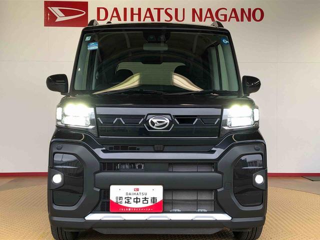 タントファンクロスターボ2WD ターボ シートヒーター 両側電動スライドドア アイドリングストップ プッシュスタート スマートキー 衝突被害軽減システム 横滑り防止機能 オートライト オートエアコン ABS(長野県)の中古車