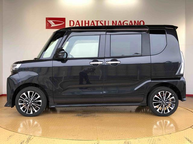 タントカスタムRS4WD ターボ シートヒーター 両側電動スライドドア アイドリングストップ プッシュスタート スマートキー 衝突被害軽減システム 横滑り防止機能 オートライト オートエアコン ABS(長野県)の中古車