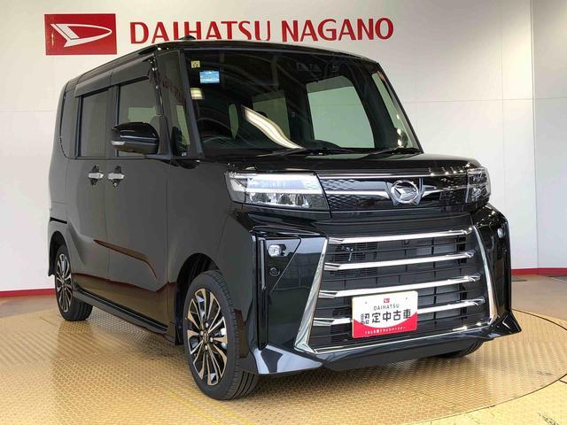 タントカスタムRS4WD ターボ シートヒーター 両側電動スライドドア アイドリングストップ プッシュスタート スマートキー 衝突被害軽減システム 横滑り防止機能 オートライト オートエアコン ABS(長野県)の中古車