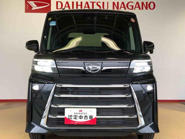 タントカスタムRS4WD ターボ シートヒーター 両側電動スライドドア アイドリングストップ プッシュスタート スマートキー 衝突被害軽減システム 横滑り防止機能 オートライト オートエアコン ABS(長野県)の中古車