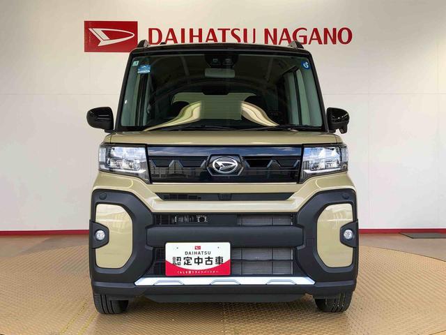 タントファンクロスターボ4WD ターボ シートヒーター 両側電動スライドドア アイドリングストップ プッシュスタート スマートキー 衝突被害軽減システム 横滑り防止機能 オートライト オートエアコン ABS(長野県)の中古車
