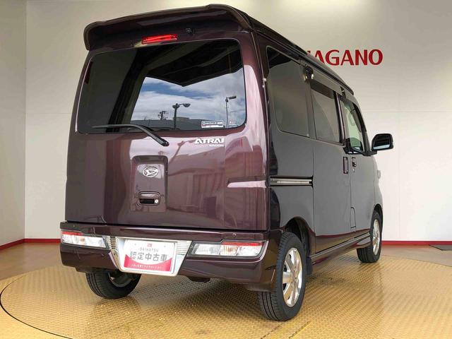 アトレーワゴンカスタムターボRSリミテッド SAIII4WD ターボ 片側電動スライドドア アイドリングストップ キーレスエントリー 衝突被害軽減システム 横滑り防止機能 オートエアコン オートライト 電動格納ドアミラー パワーウィンドウ ABS(長野県)の中古車