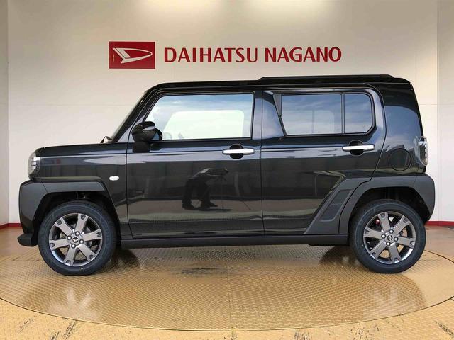タフトＧターボ４ＷＤ　ターボ　スカイルーフ　　プッシュスタート　スマートキー　オートライト　オートエアコン　電動パーキングブレーキ　衝突被害軽減システム　横滑り防止機能　アイドリングストップ　シートヒーター　ＡＢＳ（長野県）の中古車
