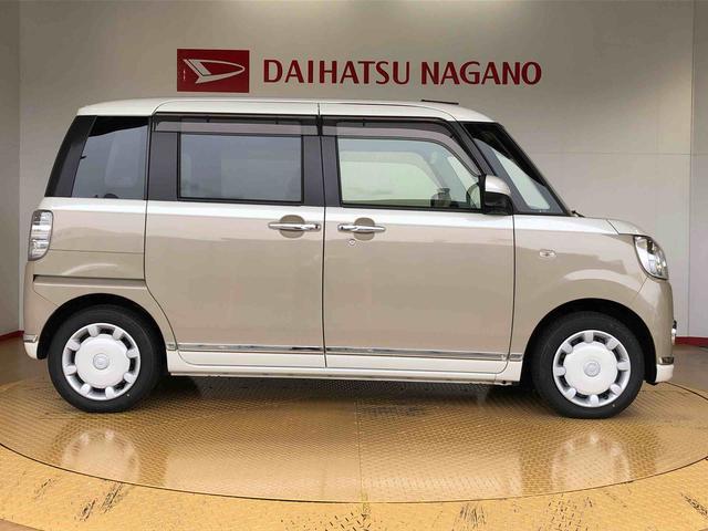 ムーヴキャンバスGメイクアップVS SAIII4WD 両側電動スライドドア オートライト 衝突被害軽減システム 横滑り防止機能 プッシュスタート スマートキー オートエアコン パワーウインドウ 電動格納ドアミラー アイドリングストップ ABS(長野県)の中古車