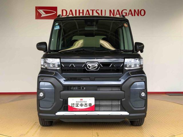 タントファンクロスターボ4WD ターボ シートヒーター 両側電動スライドドア アイドリングストップ プッシュスタート スマートキー 衝突被害軽減システム 横滑り防止機能 オートライト オートエアコン ABS(長野県)の中古車