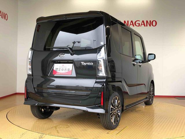 タントカスタムRS2WD ターボ シートヒーター 両側電動スライドドア アイドリングストップ プッシュスタート スマートキー 衝突被害軽減システム 横滑り防止機能 オートライト オートエアコン ABS(長野県)の中古車